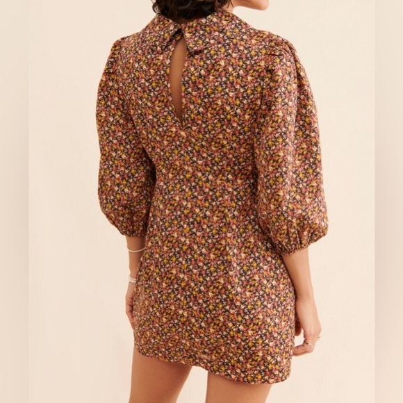FREE PEOPLE Making Plans Floral Mini Dress - Picture 4 of 10